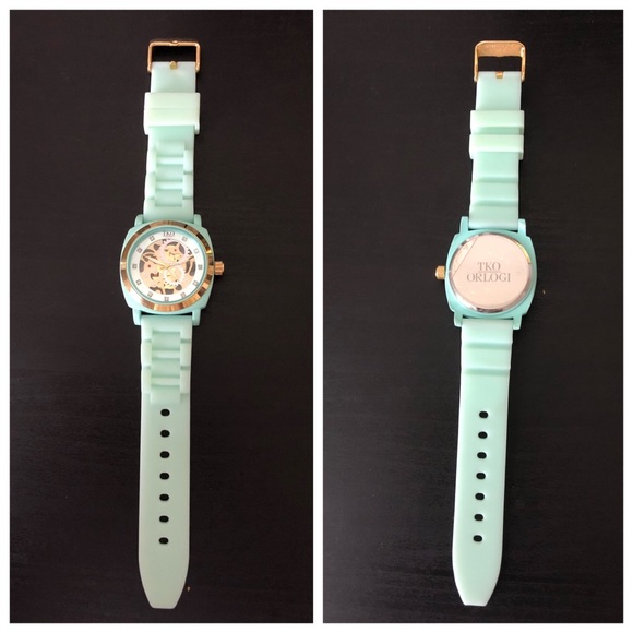 TKO Orlogi Mint Milano Skeleton Rubber Watch - Picture 3 of 8